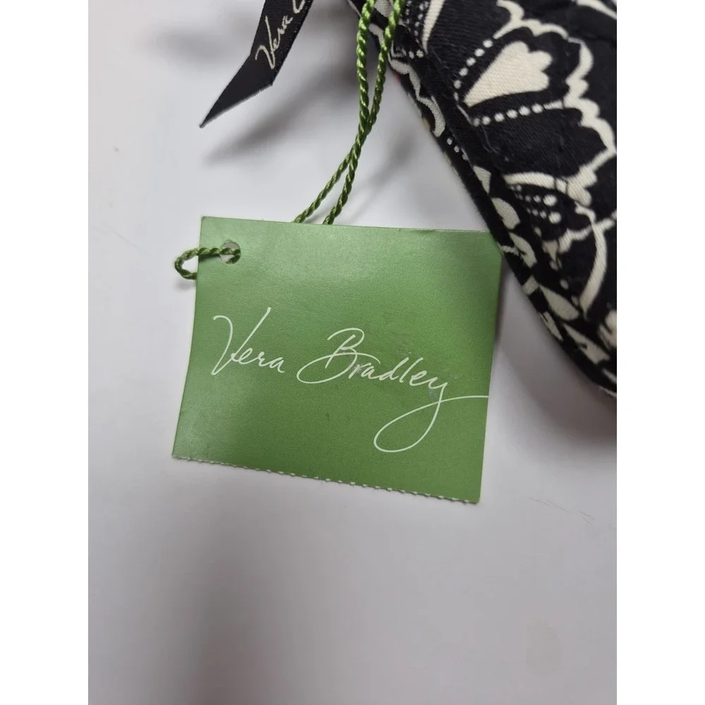 Vera Bradley Opera Wallet Retired Barcelona Floral Quilted Metal Frame Black NWT - Picture 9 of 14